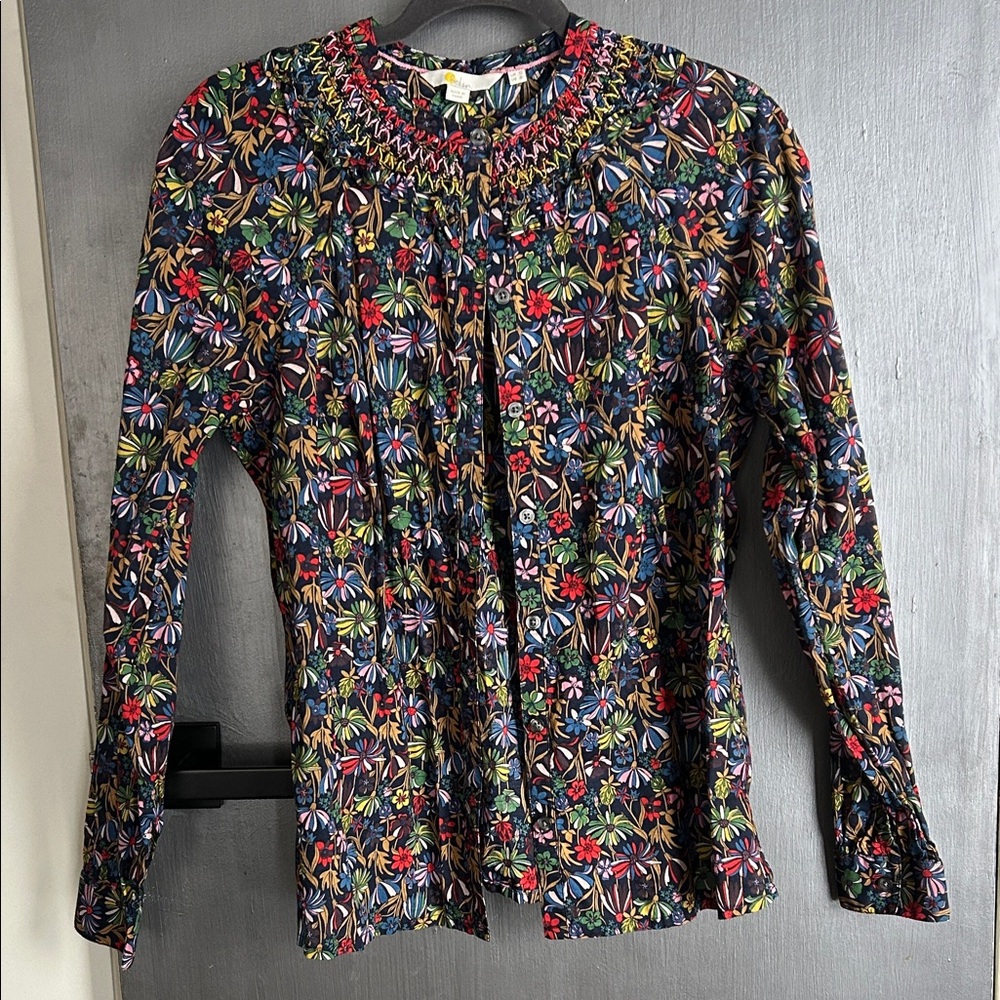 Boden Leandra Floral Blouse